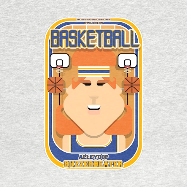 Basketball Blue Gold - Alleyoop Buzzerbeater - Jacqui version by Boxedspapercrafts